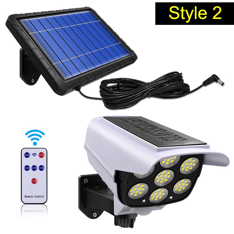 Solar Light Motion Sensor Security Camera